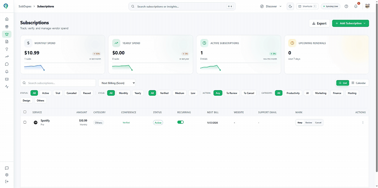 Unified Import Experience Demo