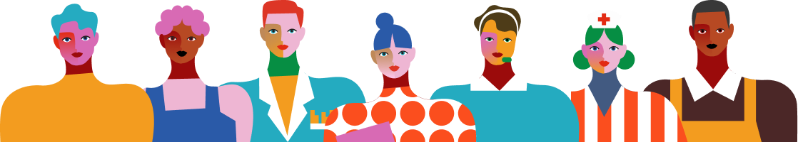 Diverse workforce illustration